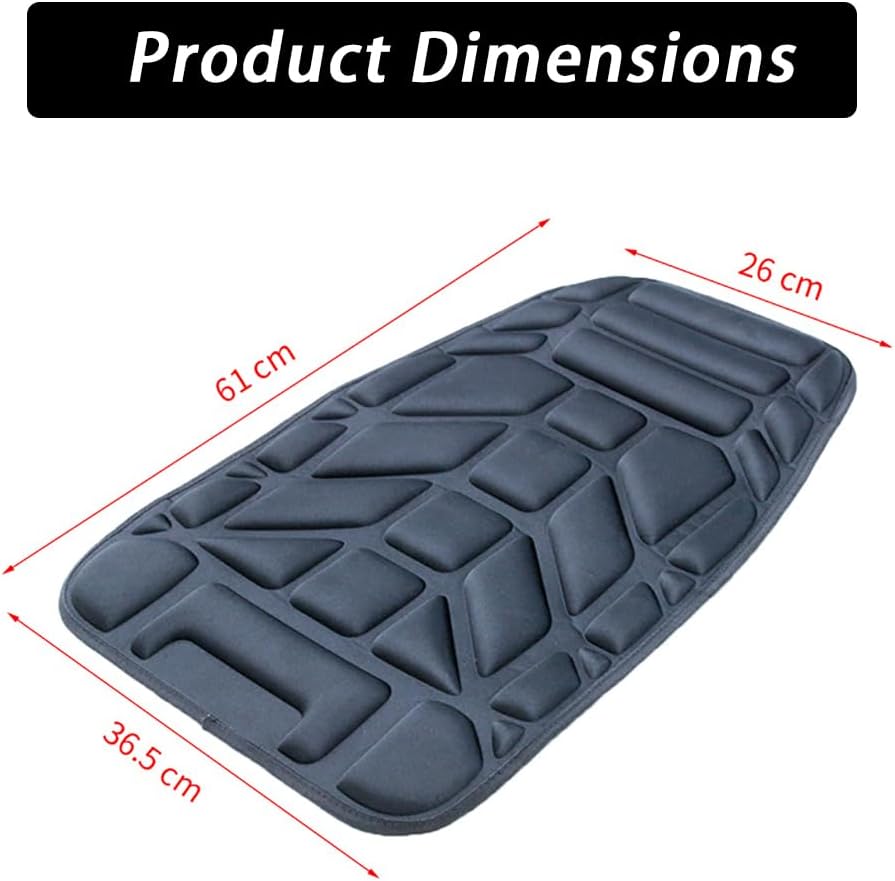 ATV Seat Cushion Pad for Arctic Cat DVX 400 2003–2007, 3D Breathable ATV Seat Cover, EVA Shock Absorbing Seat Pad, Non-Slip Design with Adjustable Straps, Fits Most ATVs