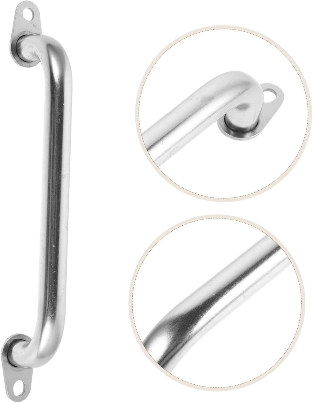 Commercial Truck Rear Door Grab Bar 268mm Stainless Steel Pull Handle for Box Van Utility Trailer Outdoor Use