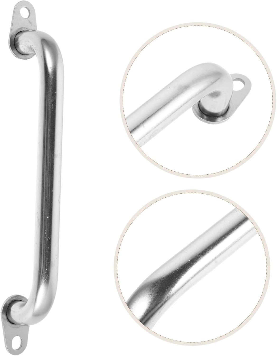 Commercial Truck Rear Door Grab Bar 268mm Stainless Steel Pull Handle for Box Van Utility Trailer Outdoor Use