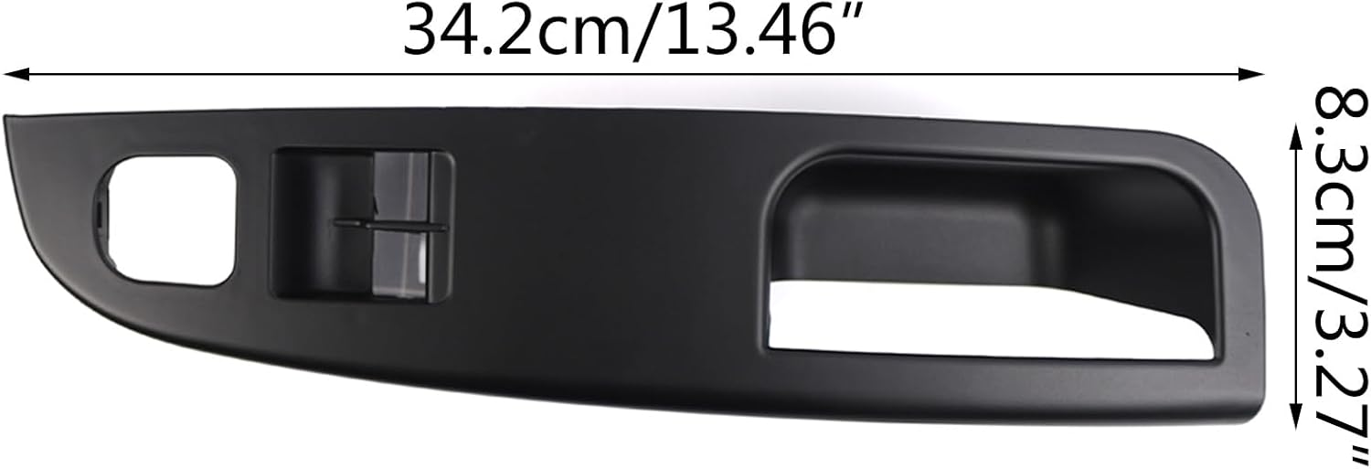 Auto Door Window Inside Trim Bezel For 2 Door Models 2004-2009 Replaces 1K3868049C75R Car Interior Trim Parts