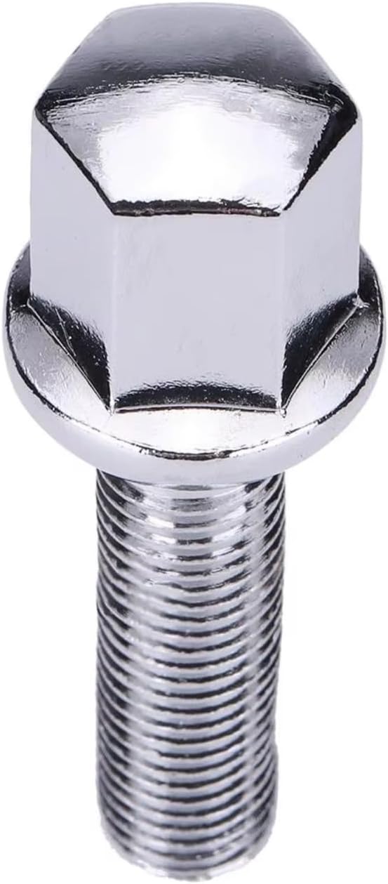 Compatible with Benz for CLK W209 1992-2009 4pcs Wheel Bolts M12x1.5 Car Wheel Lug Bolts Tire Lug Nuts Screw 40mm Length