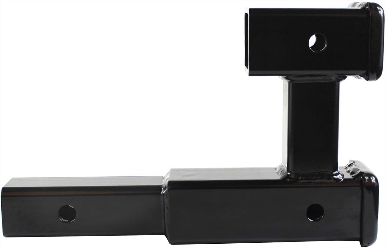 MAXXHAUL Dual Hitch Extension for 2 Inch Receiver, Tow Trailer and Carry Hitch Accessories, 5000 lb Capacity, 2" x 2" Class III/IV Compatible (50248)