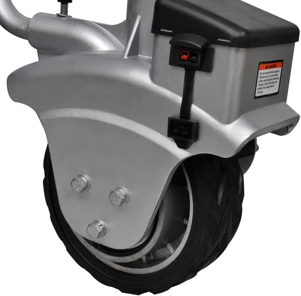 350W 12V Electric Motorised Wheel 2270KG Vehicle Load Caravan Boat Dolly Utility Trailer Car SUV Power Mover For DIY Use