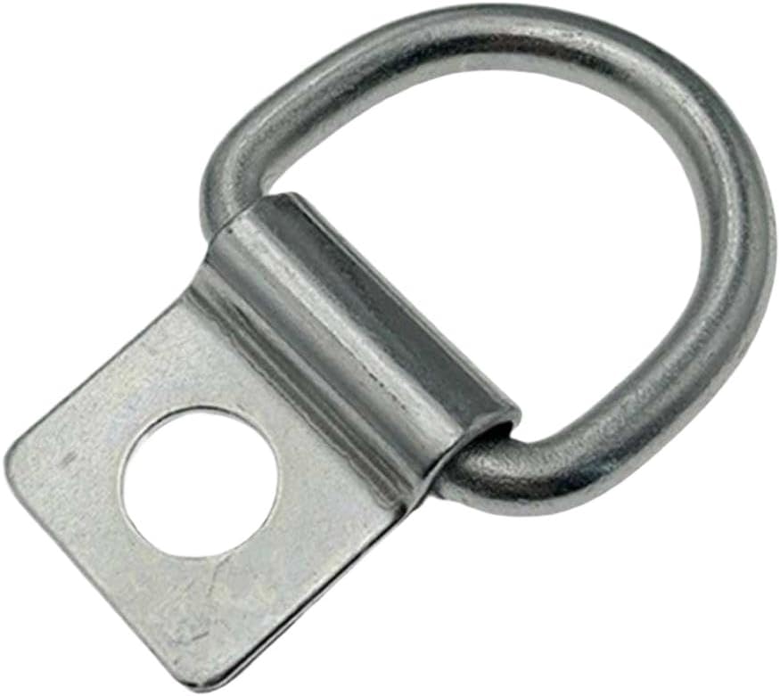 Galvanized Iron D Loop Tie Down Pull Hook for Towing Hitch Trailer Axles Warehouse Cargo Security