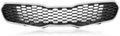 PIT66 Front Upper Bumper Grille Assembly Compatible with Kia Forte SX/EX/LX 2014-2016 Replacement KI1200156, 86350A7500, 86350-A7500 Chrome & Black