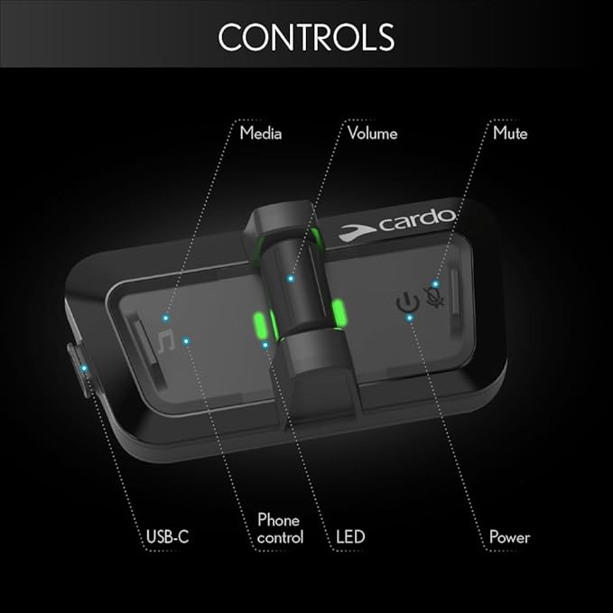 Cardo Packtalk Outdoor Helmet Communication System - Image 6
