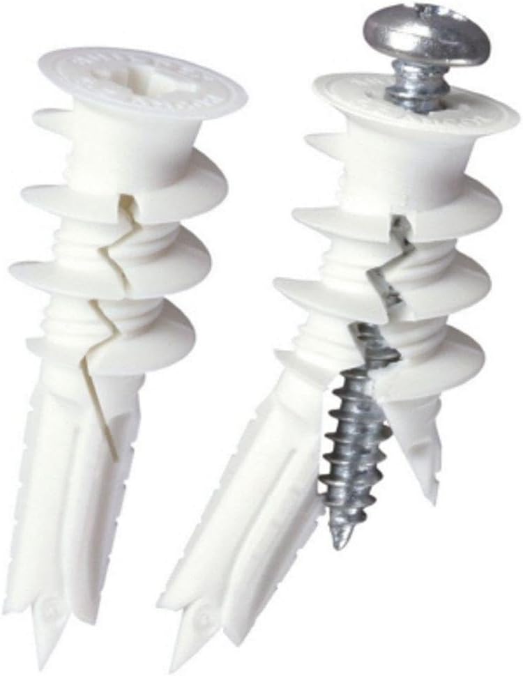 #8 x 1-1/4" twist-n-lock 75-lb drywall anchors, 50, main product view