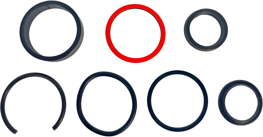 XYZIL 9616371 Bucket Cylinder Hydraulic Seal Kit Compatible with Ford New Holland Front End Loader 7106 7108 7308 Series with Cylinder Head 9600671 Tractor Cyl