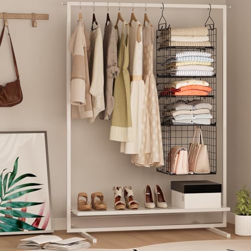 x-cosrack hanging closet organizer and storage - 5-tier, main product view