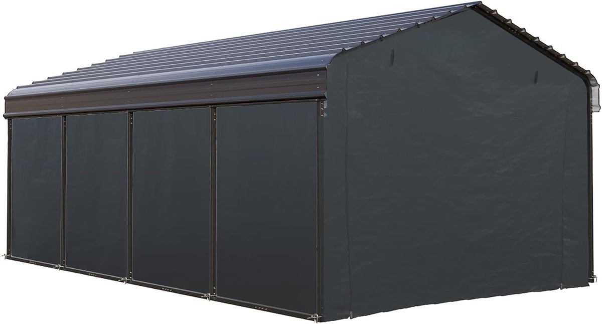 PHI VILLA 12 x 20 ft Carport Metal Carports