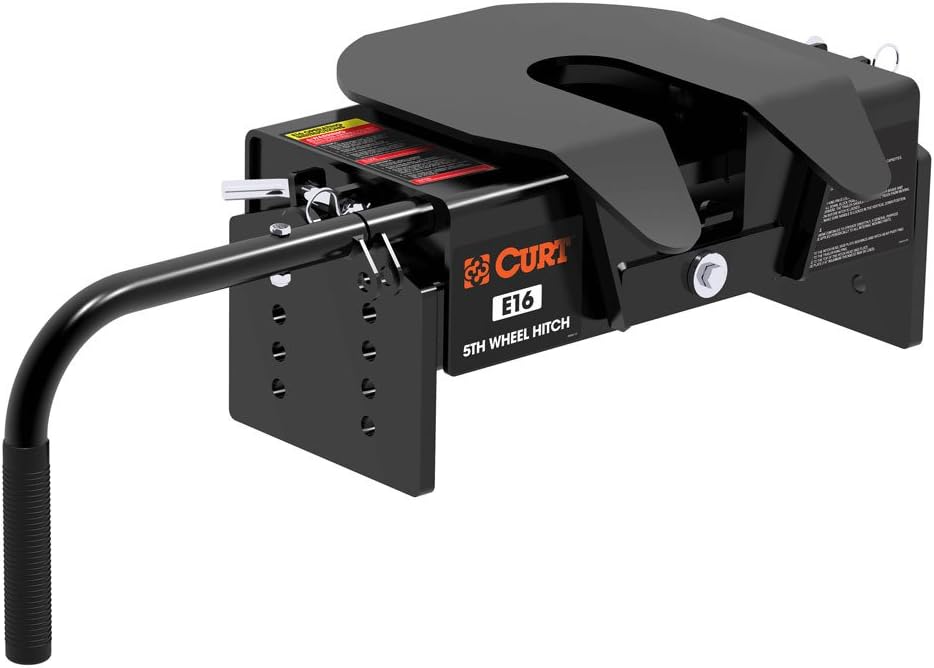 CURT 16515 E16 5th Wheel Hitch Head Only, Legs or Roller Required, 16,000 lbs
