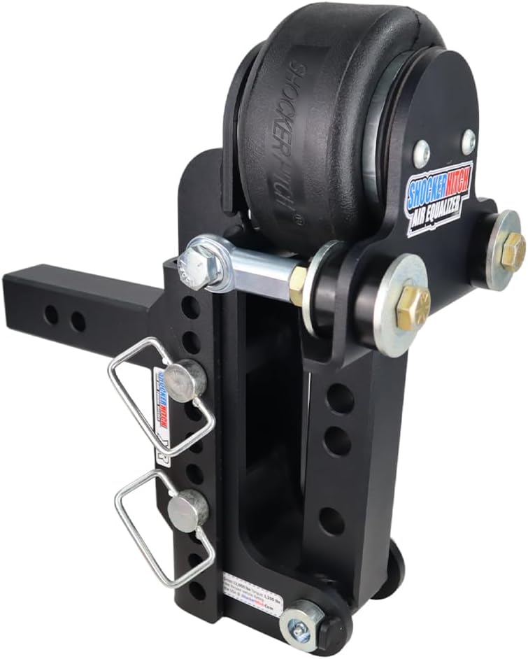 Shocker Air Equalizer for Weight Distribution Hitch, Fits 2" Hitch 5" Rise 4" Drop