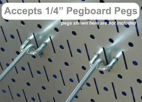 wall control pegboard organizer 4 ft. metal pegboard showing dimensions