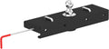 CURT 60611 Double Lock EZr Gooseneck Hitch with 2-5/16-Inch Flip-and-Store Ball, 30,000 lbs