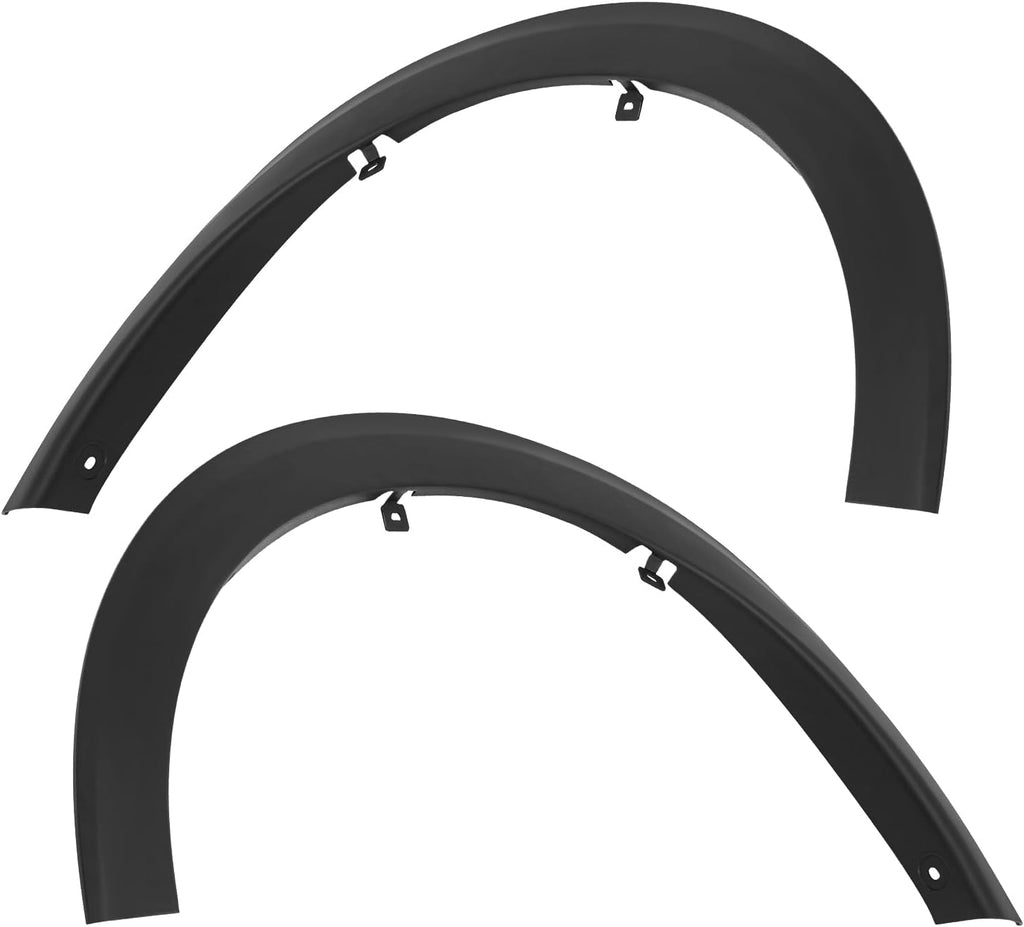 Front Left & Right Fender Flare Molding Trim for 2021-2024 Nissan Kicks S SV SR 1.6L, Pair Driver & Passenger Side Wheel Arch Trim, Replacement 638115RY0A 63810-5RY0A (A pair)