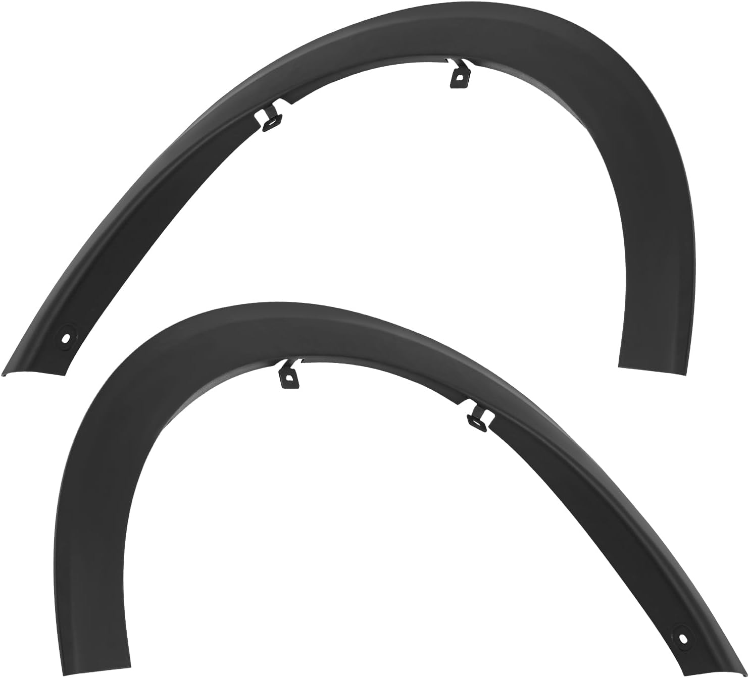 Front Left & Right Fender Flare Molding Trim for 2021-2024 Nissan Kicks S SV SR 1.6L, Pair Driver & Passenger Side Wheel Arch Trim, Replacement 638115RY0A 63810-5RY0A (A pair)