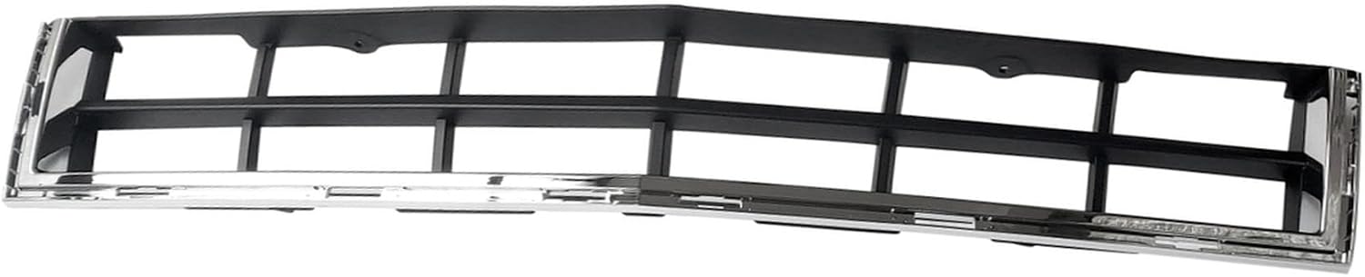 PartsFlow Chrome Black Front Bumper Upper Lower Mesh Grille Grill For 2010 2011 2012 Cadillac SRX 25778326 104-2225