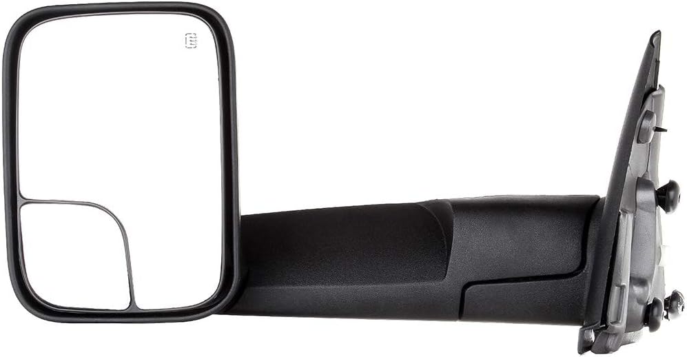 Driver Side Heated Towing Mirrors Fits 2002-2008 for Dodge for Ram 1500 2003-2009 for Dodge for Ram 2500/3500, Power Adjusted View Mirror