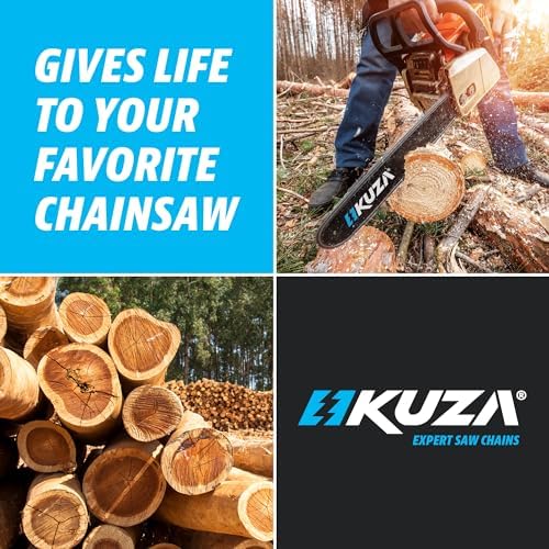 stihl 20 inch chainsaw chain 0.325" pitch, 063", front angle view
