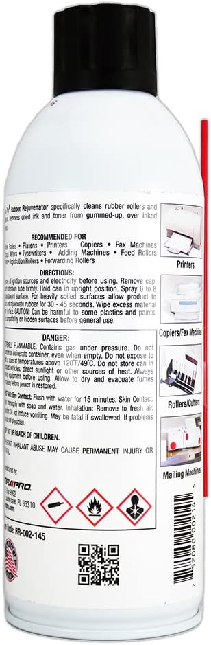 Max Professional 2145 Rubber Rejuvenator - 10 oz.,Black and Silver