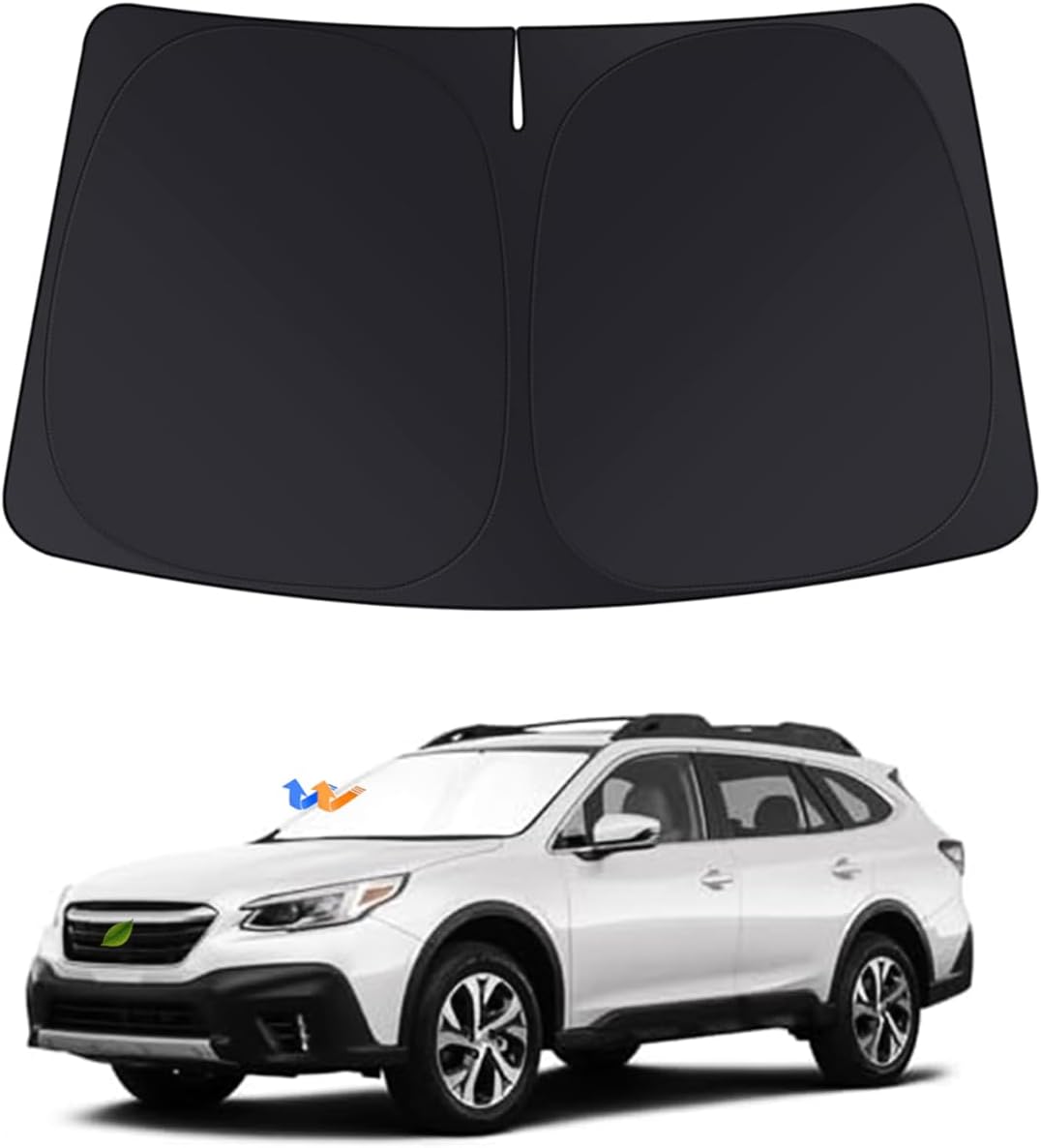 Mixsuper Liner Windshield Sun Shade for Subaru Outback 2020-2025 Windshield Sunshades Front Window Sun Shades Cover for Outback Accessories Foldable Sun Visor Keep Cool Block UV Heat