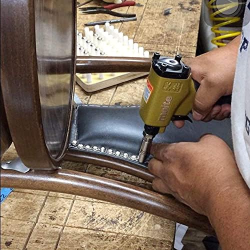 meite 1170 Pneumatic Deco Nail Gun 7/16 Inch (11.7mm) Head Diameter Air Decor...