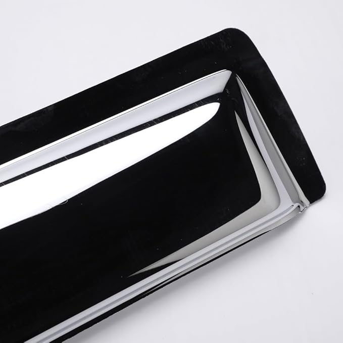 94975Y Chrome Side Window Visor Wind Vent Deflector - Image 8