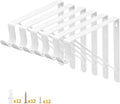 yarssihha 6 pack closet rod bracket, 12 x, main product view