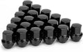 14x1.5 OEM Factory Style Large Acorn Seat Wheel Lug Nuts, 20 PCS M14x1.5 Closed End One-Piece Lugnuts for Grand Cherokee/Wrangler/Mustang/Camaro/RAM 1500
