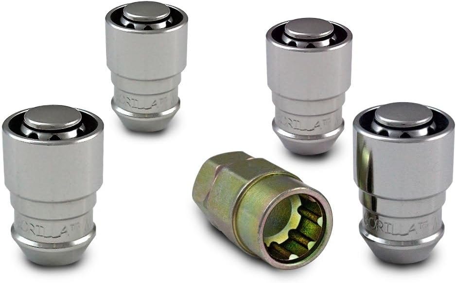 Gorilla Automotive 61631 Acorn Gorilla Guard Locks (12mm x 1.50 Thread Size) - Pack of 4