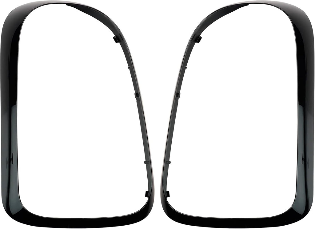 Rear Lamp Frame Bezel Guard 1 Pair Tail Lamp Frame Bezel Protector For Mini Cooper Countryman Estate F60 2017 2018 2019 2020 2021 2022 2023, Taillight Trim Rings 51712414989 (Glossy Black)
