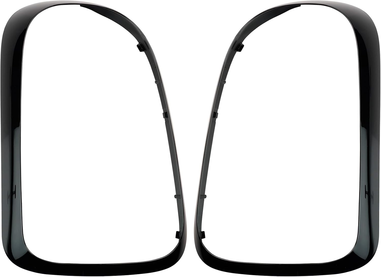 Rear Lamp Frame Bezel Guard 1 Pair Tail Lamp Frame Bezel Protector For Mini Cooper Countryman Estate F60 2017 2018 2019 2020 2021 2022 2023, Taillight Trim Rings 51712414989 (Glossy Black)