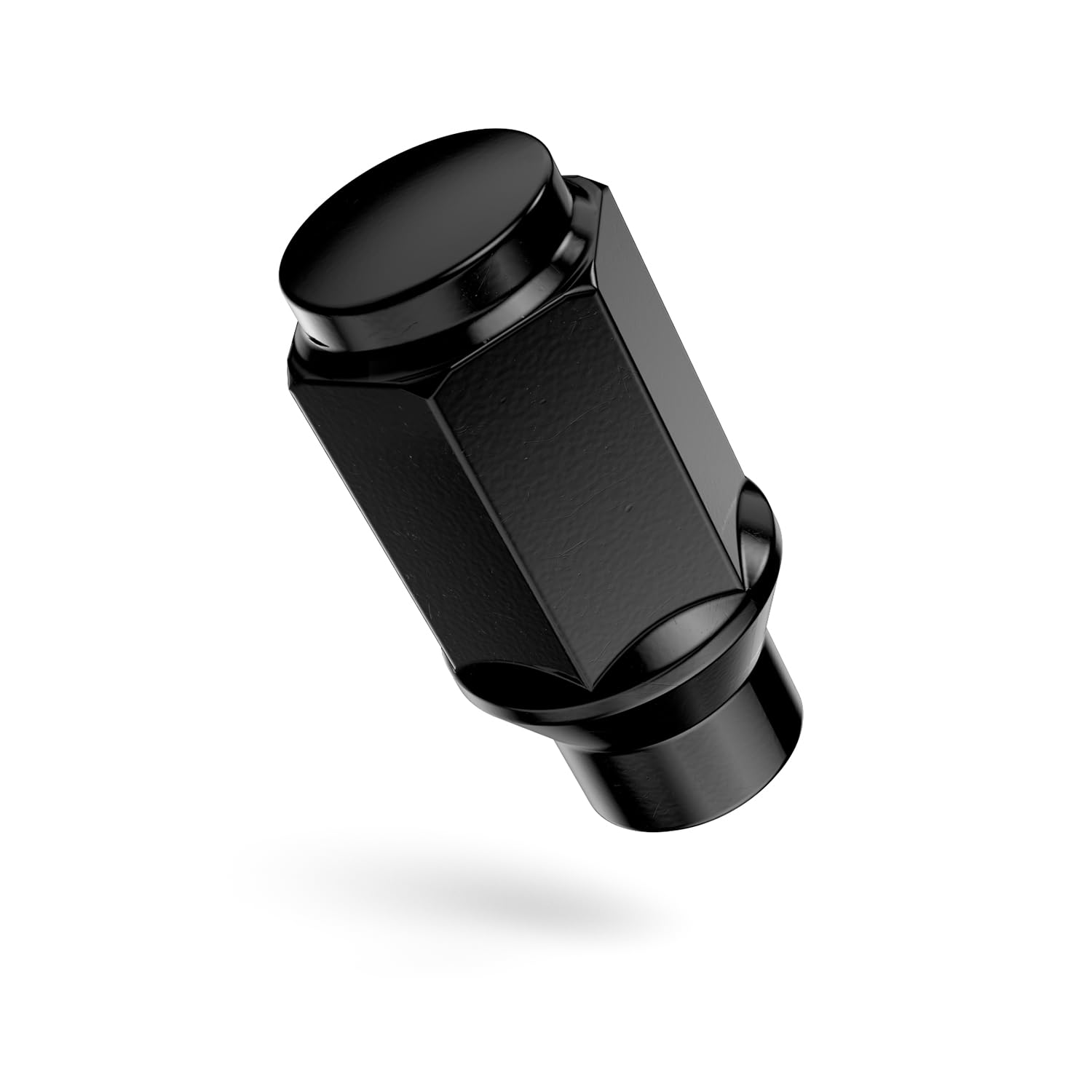 20pcs Black Bulge Lug Nuts - 1/2x20 Threads - 1.75 inch Length - ET Style (Extended Threads) - Cone Conical Taper Seat Shank - Closed End - Compatible with 5Lug Vehicles Wheels