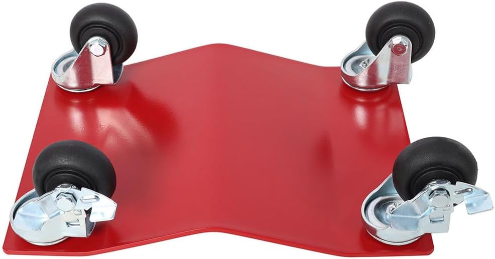 Car Wheel Dollies Set of 4, Heavy Duty Vehicle Moving Dolly Set with Brakes, 10000 lbs Total Capacity, 360° Swivel Tire Wheel Skates for Cars, Trucks,Trailers& Garage Use