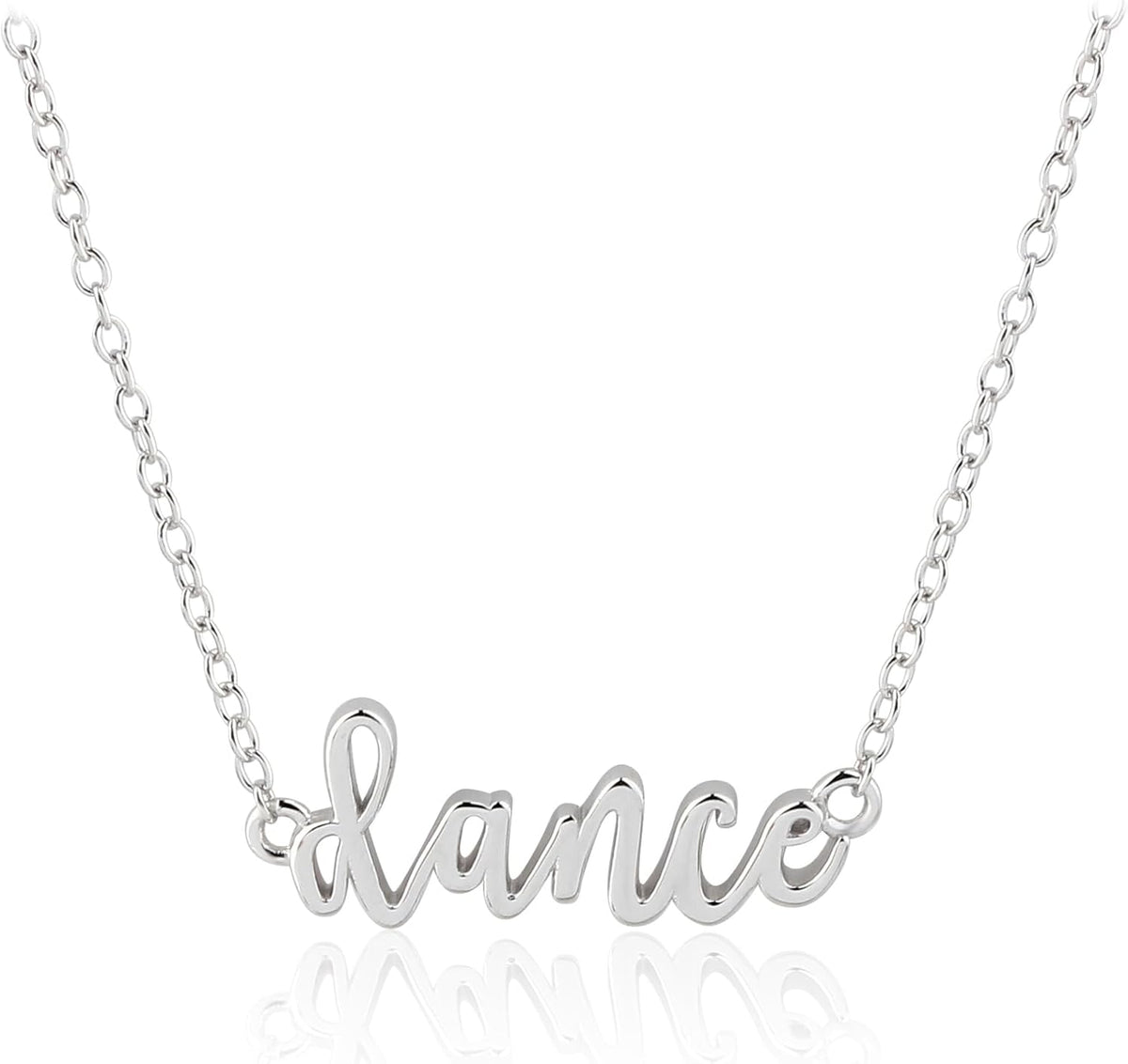 cherished moments dance necklace 925 sterling silver or, main product view