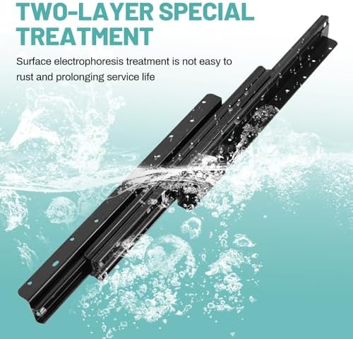 yjingrui undermount heavy duty drawer slides, 24 inch, package contents