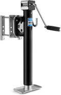 Kohree 3000 lbs Trailer Jack, Heavy Duty Bolt-on Low-Profile Small Swivel Trailer Tongue Jack with Ergonomic Handle for RV, Boat, Utility, Camping Trailer, 15" Vertical Travel