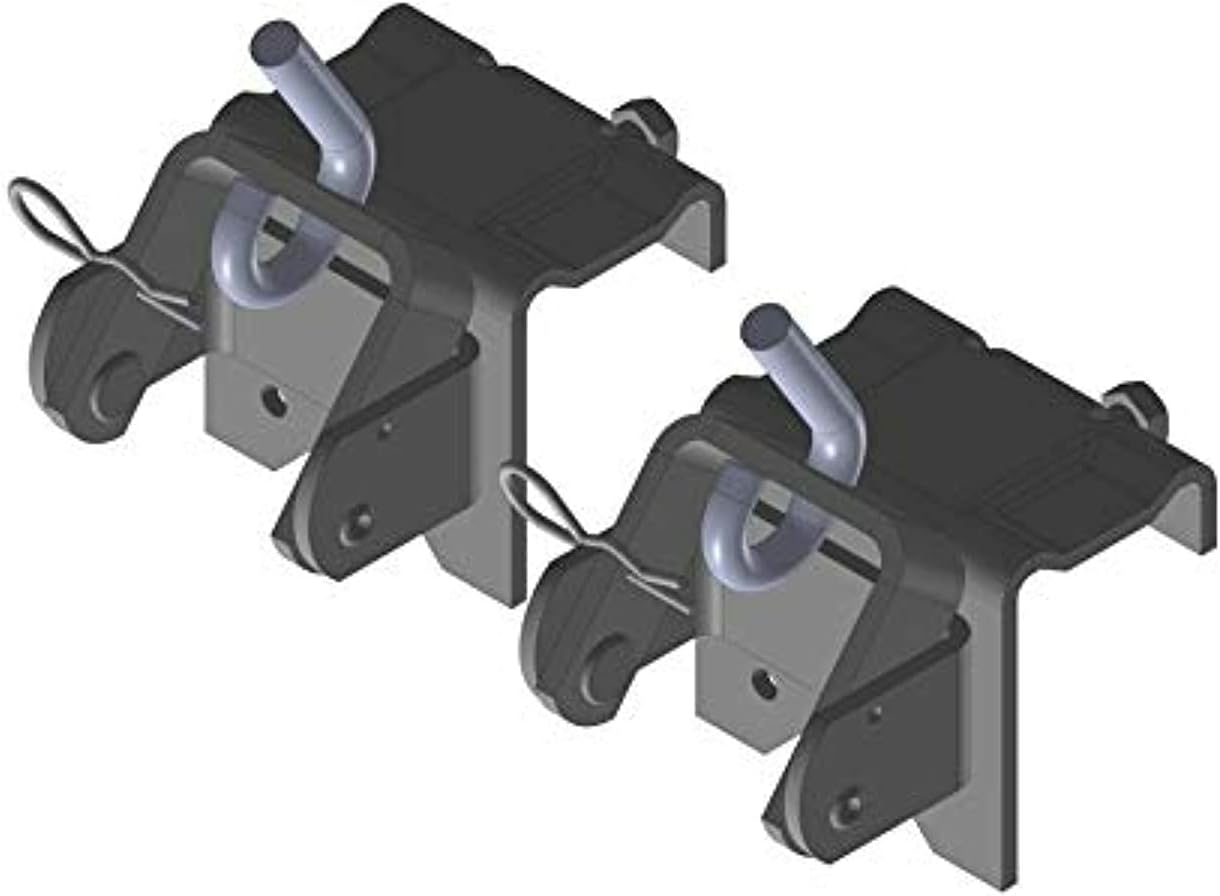 HUSKY TOWING 31260 Chain-Lift BRKT KIT, Pair , Black