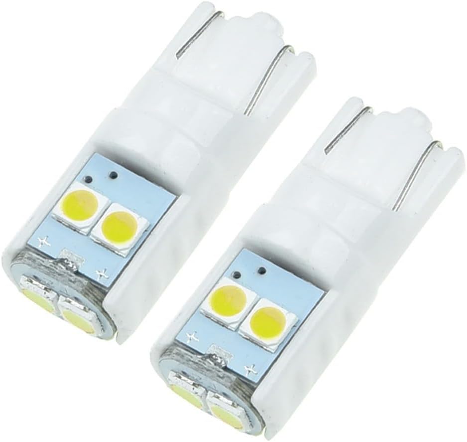LED Bulb 2PCS for for ultra Bright Wedge Light for Trunk Cargo Glove Box Parking - T10 194 168 Replacement 12V(White)