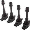 4PCS Ignition Coil Cap 22448-8H300 Compatible With Nissan X-Trail T30 T31 2.5L QR25DE 2001-2009