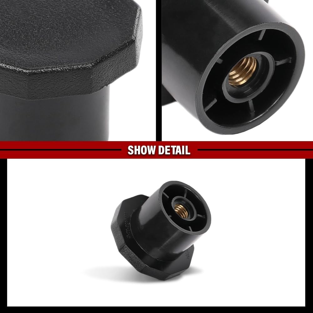 DOTCOM Tail Light Screw Cover Cushion Stop Buffer Compatible with Tesla Model 3 2017-2020 1111425-00-C Black