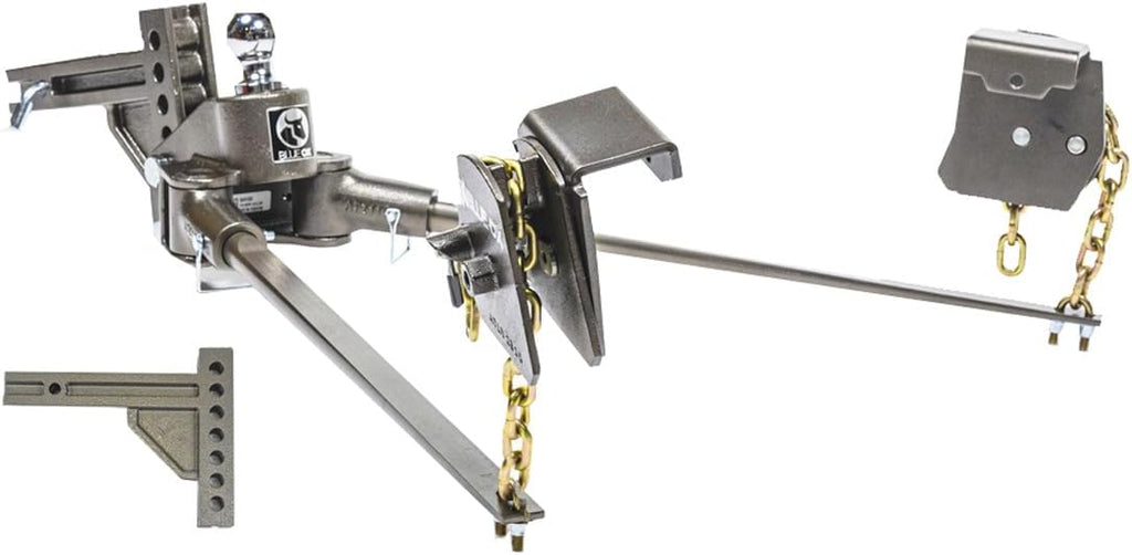 Blue Ox BXW1000 SwayPro Weight Distributing Hitch 2″ Receiver for Trailer | 7 Hole Shank | 10,000 lbs Maximum Towing | Levels Out Ride to Restore Control and Stability