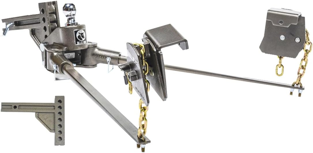 Blue Ox BXW1500 SwayPro Weight Distributing Hitch 2″ Receiver for Trailer | 7-Hole Shank | 15,000 lb Maximum Towing | Quick & Easy Setup | Noise-Free Sway Prevention