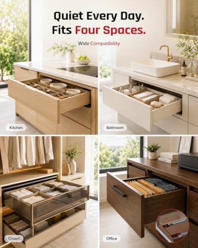 21 inch undermount drawer slides soft close 1, side view