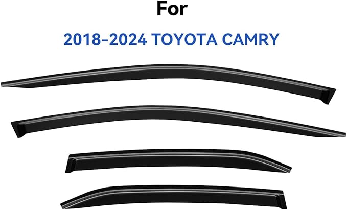 Window Visors Rain Guards for 2018-2024 Toyota Camry, Out-Channel Window Vent - Image 2