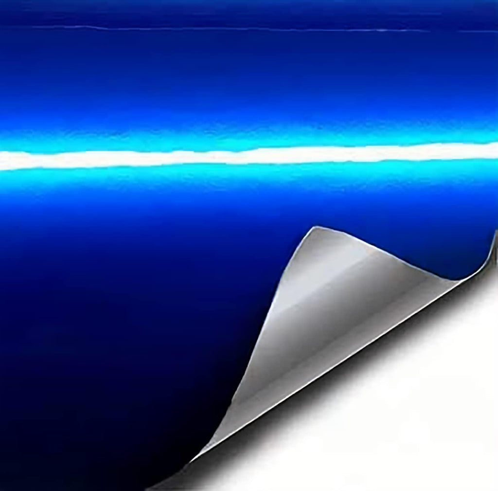 VViViD Dark Blue Liquid Metal Air-Release Adhesive Vinyl Pinstripe Tape Roll (2 Inch x 20ft)