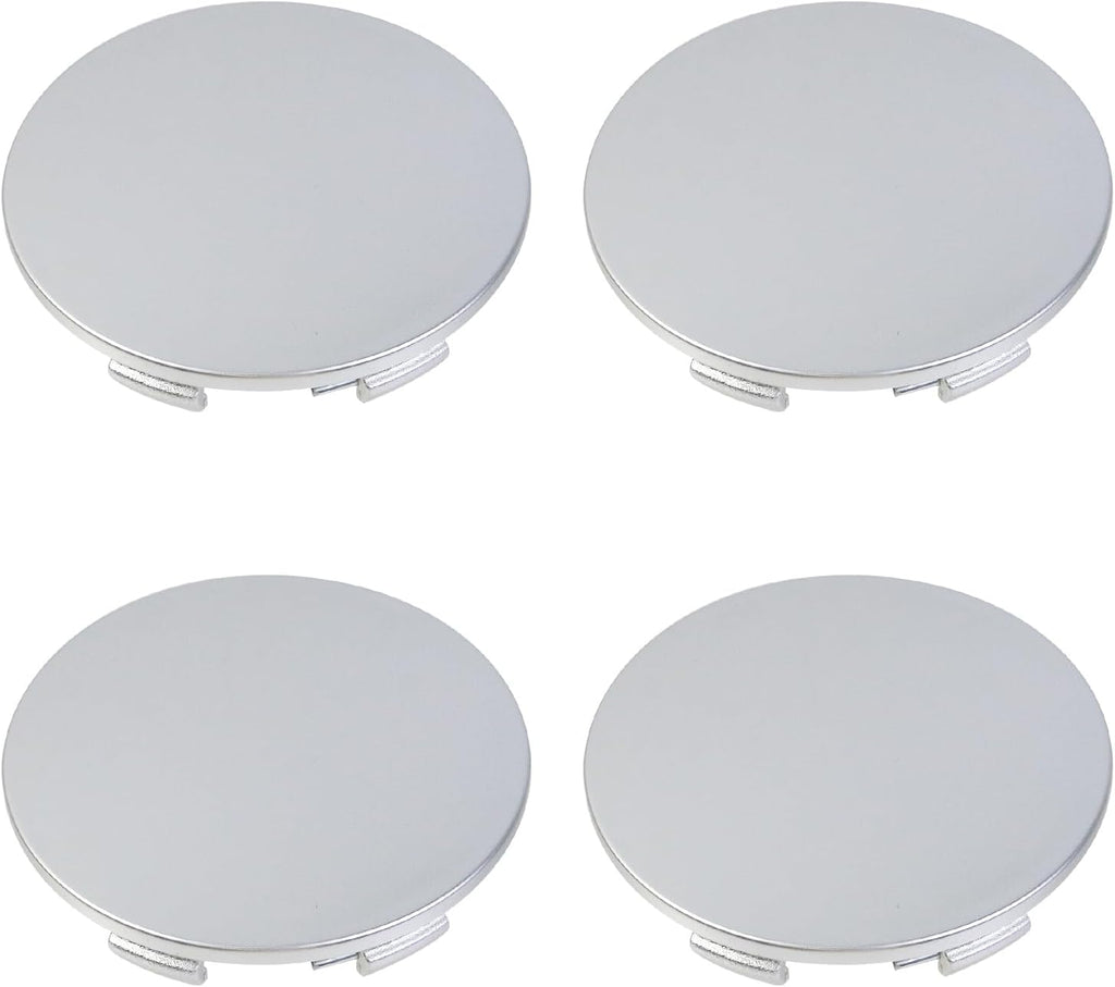 Modengzhe Wheel Center Caps,65mm Wheel Rim Hub Cover 63mm Lug to Lug w Matte Silver ABS Base,Silver,Pack of 4