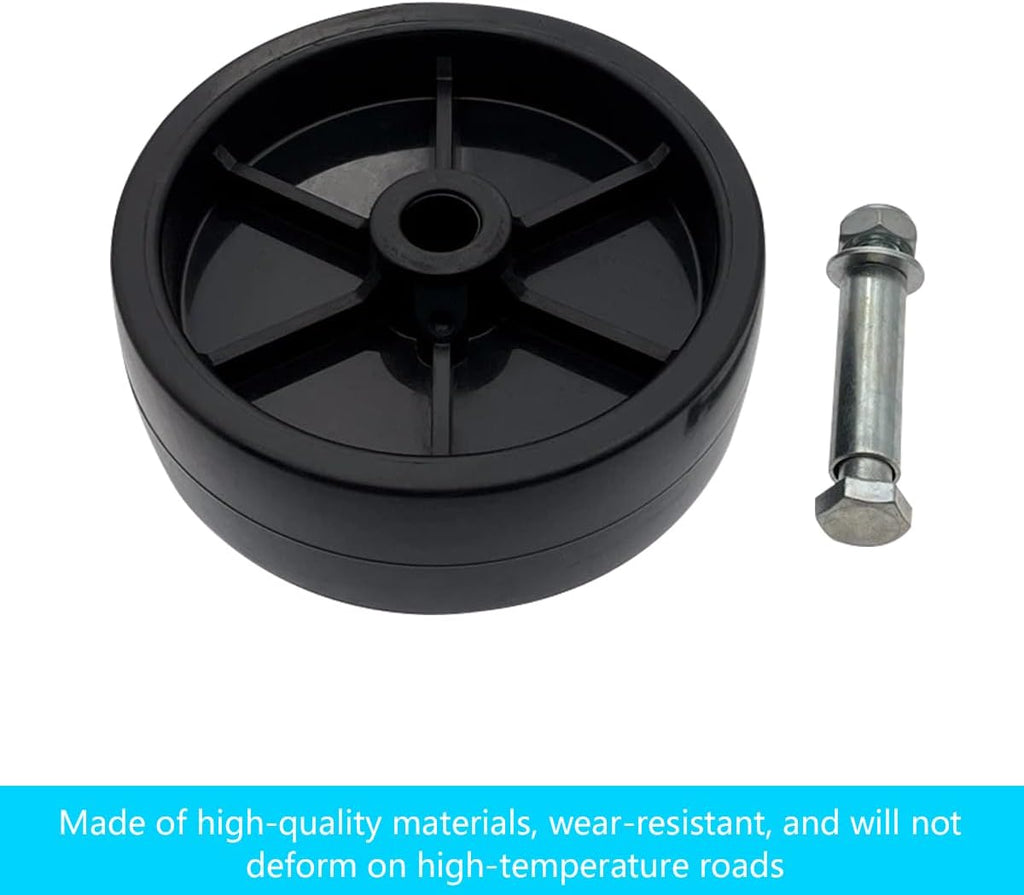 Trailer Jack Caster Wheel, 6 Inch Trailer Tongue Jack Wheel with 1200LB Load Capacity, Utility Replacement Parts Accessories, Suitable for Hitch Camper RV