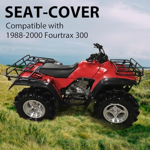 ALLGOOD Seat Cover Compatible with Honda Fourtrax 300 1988-2000 Seatcover Replacement Black