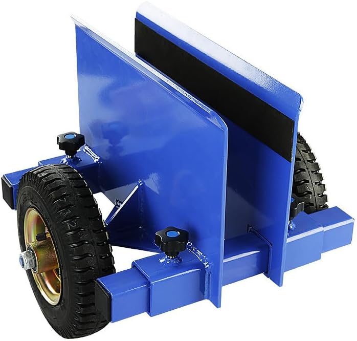 Heavy Duty Panel Dolly 550 lbs Capacity with Pneumatic Wheels | Heavy duty construction, reinforced load-bearing pneumatic wheels, adjustable clamp for drywall, plywood, doors, indoor &